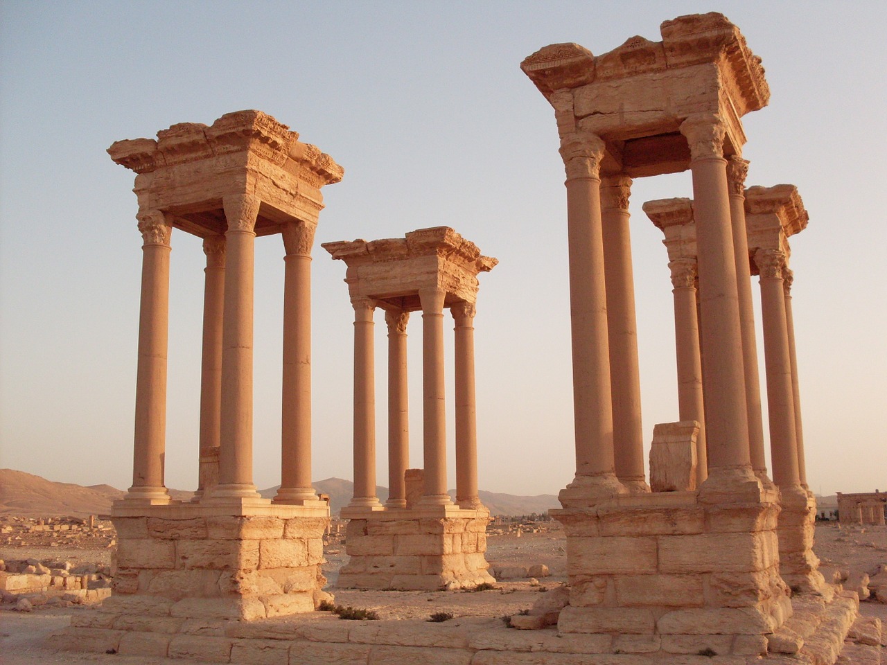 Starożytne miasto Palmyra.